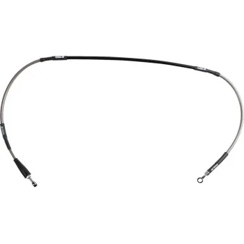 Moose Stainless Steel PVC Coated Braided Front Brake Line