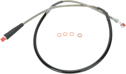 Moose Stainless Steel PVC Coated Braided Front Brake Line