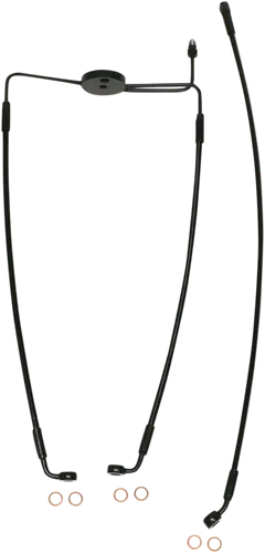 Magnum XR Front Brake Line Kit Complete Black Blk Non-ABS 29in. 10 Over 1