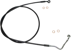Magnum XR Front Upper Brake Line Kit Black Blk ABS 68in. 4 Over
