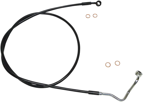 Magnum XR Front Upper Brake Line Kit Black Blk ABS 72in. 8 Over