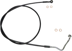 Magnum XR Front Upper Brake Line Kit Black Blk ABS 68in. 4 Over