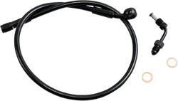 Magnum XR Front Upper Brake Line Kit w Adapter Black Blk ABS 25in. 4 Over