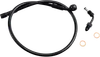 Magnum XR Front Upper Brake Line Kit w Adapter Black Blk ABS 25in. 4 Over