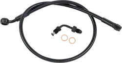 Magnum XR Front Upper Brake Line Kit w Adapter Black Blk ABS 27in. 6 Over