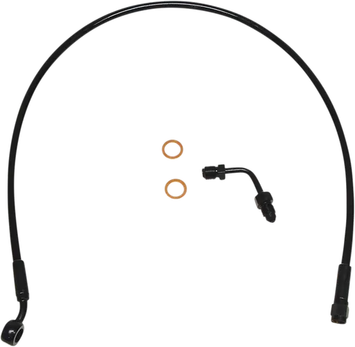 Magnum XR Front Upper Brake Line Kit w Adapter Black Blk ABS 22in.