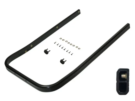 SP1 Black Heavy Duty Rear Bumper