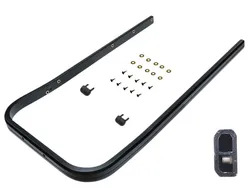 SP1 Black Heavy Duty Rear Bumper Receiver Hitch