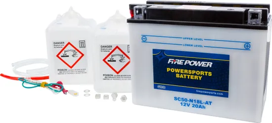 Fire Power Heavy Duty 12V Conventional Battery SC50-N18L-AT