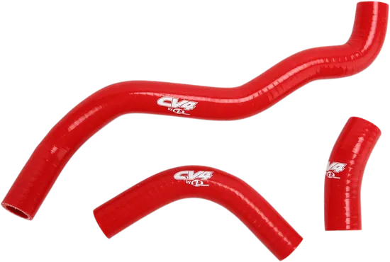 CV4 Performance Silicone Radiator Hose Kit Red 3pc