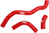 CV4 Performance Silicone Radiator Hose Kit Red 3pc