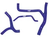 CV4 Performance Silicone Radiator Hose Y Kit Blue 3pc
