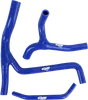 CV4 Performance Silicone Radiator Hose Y Kit Blue 3pc