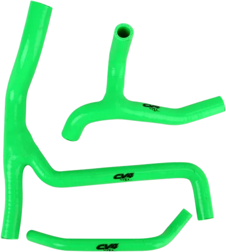 CV4 Performance Silicone Radiator Hose Y Kit Green 3pc