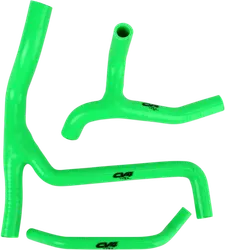 CV4 Performance Silicone Radiator Hose Y Kit Green 3pc
