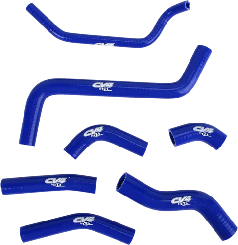 CV4 Performance Silicone Radiator Hose Kit Blue 7pc