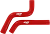 CV4 Performance Silicone Radiator Hose Kit Red 2pc
