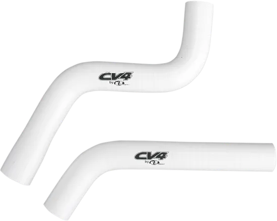 CV4 Performance Silicone Radiator Hose Kit White 2pc