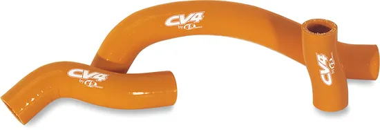 CV4 Performance Silicone Radiator Hose Y Kit Orange 2pc