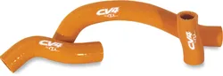 CV4 Performance Silicone Radiator Hose Y Kit Orange 2pc