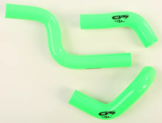 CV4 Performance Silicone Radiator Hose Kit Green 3pc