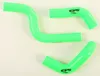 CV4 Performance Silicone Radiator Hose Kit Green 3pc