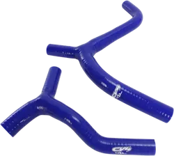 CV4 Performance Silicone Radiator Hose Y Kit Blue 2pc