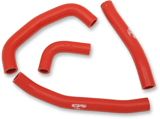 CV4 Performance Silicone Radiator Hose Kit Red 4pc