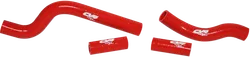 CV4 Performance Silicone Radiator Hose Kit Red 4pc
