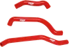 CV4 Performance Silicone Radiator Hose Kit Red 3pc