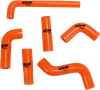 CV4 Performance Silicone Radiator Hose Kit Orange 6pc
