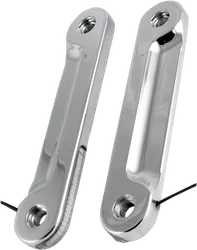 Alloy Art Chrome Front Turn Signal Lights w Clear Lens LED