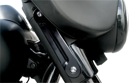 Alloy Art Black Bar Front Turn Signal Lights w Smoked Lens LED