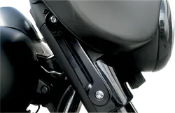 Alloy Art Black Bar Front Turn Signal Lights w Smoked Lens LED