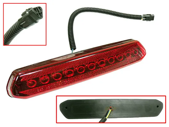 SP1 Red Tail Light Housing Assembly