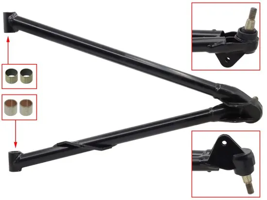 SP1 Black Chrome Moly Right Lower A Arm