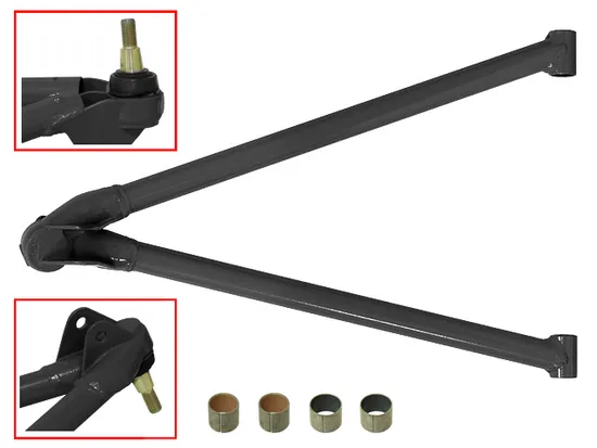 SP1 Black Chrome Moly Left Lower A Arm