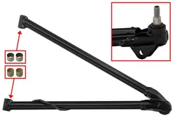 SP1 Black Chrome Moly Right Lower A Arm