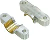 SP1 Silver Aluminum Steering Stem Clamp Block Kit