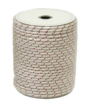 SP1 Polyester White Red Starter Rope 4.5mmX250ft
