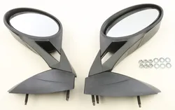 SP1 Black Side View Mirror Pair