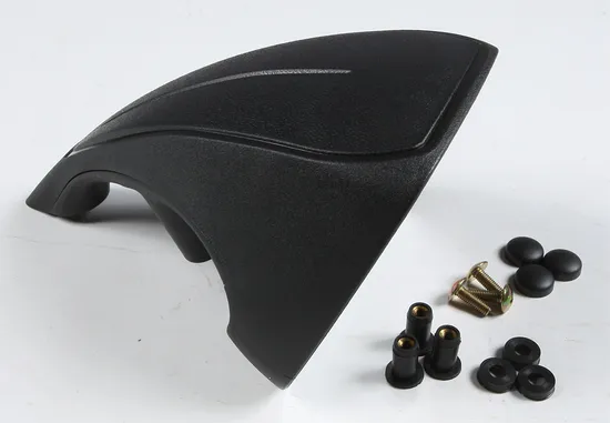 SP1 Black Flared Rear View Windshield Mirror