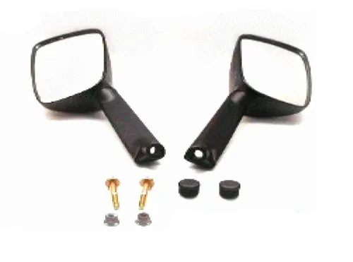 SP1 Black Deluxe Side View Windshield Mirror