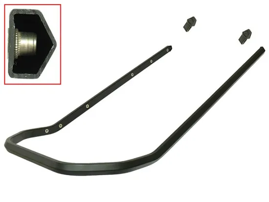 SP1 Black Heavy Duty Rear Bumper needs bundled w Hitch Kit