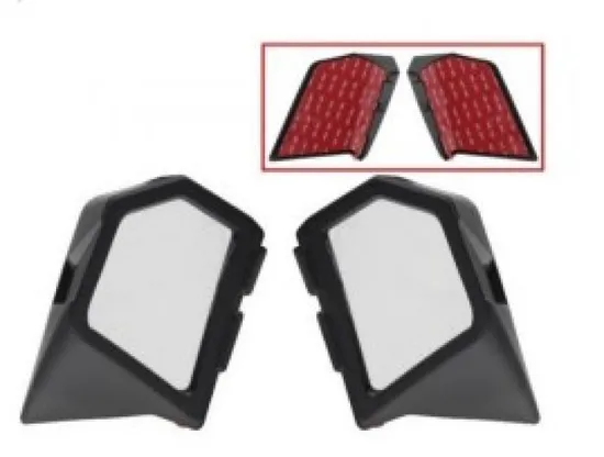 SP1 Black Side View Mirror Pair