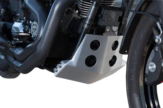 Speed Merchant Brushed Powder Coated Aluminum Skid Plate