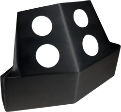 Speed Merchant Black Powder Coated Aluminum Skid Plate