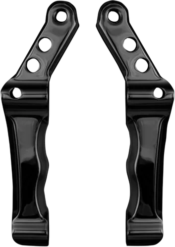 Speed Merchant Black 11.5in Radial Front Brake Caliper Mount Pair