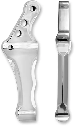 Speed Merchant Left Polished 13in Radial Front Brake Caliper Mount