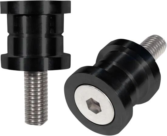 Speed Merchant Black 1in Aluminum Handlebar Riser Bushing Pair